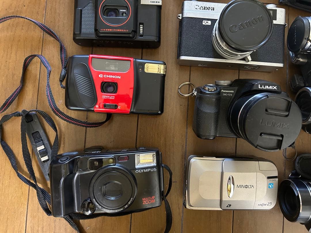 フィルムカメラ、デジタルビデオカメラ、デジカメ 20点 【ジャンク品】