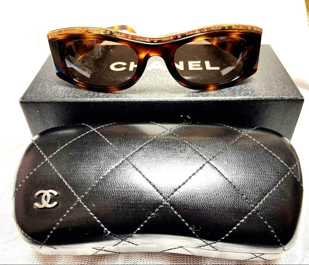 CHANEL シャネルココマーク 鼈甲柄サングラス