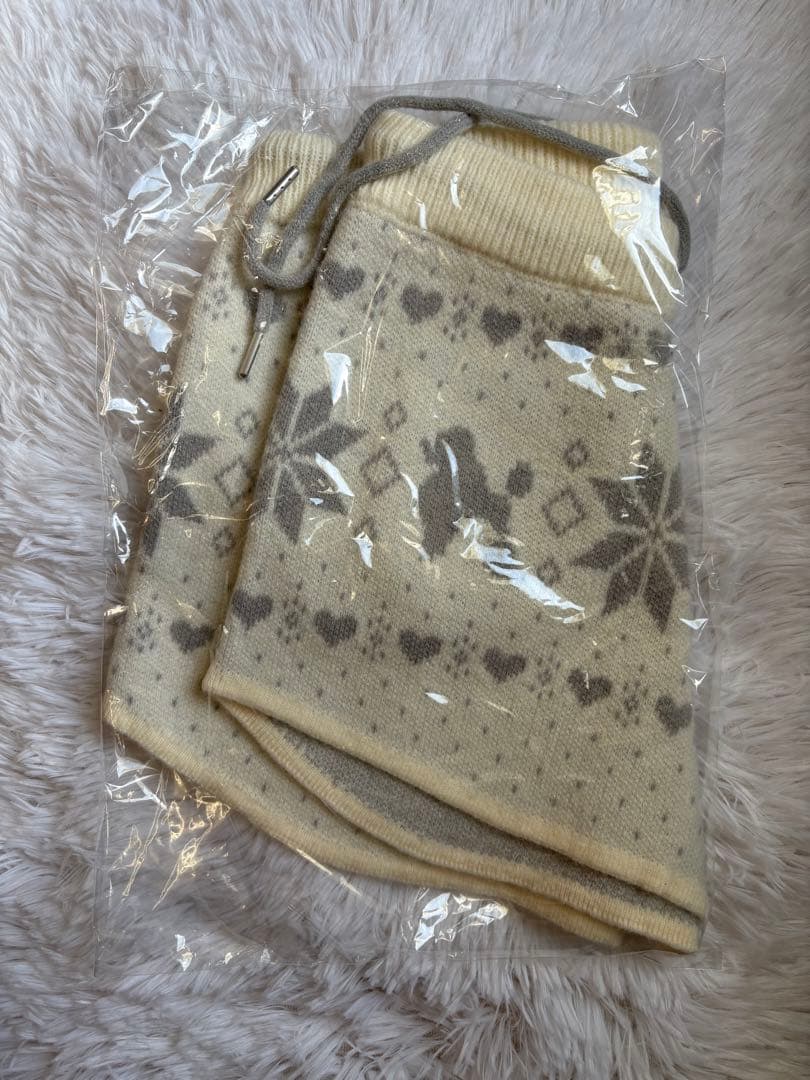 Darich ノルディックニットショートパンツ アイボリー