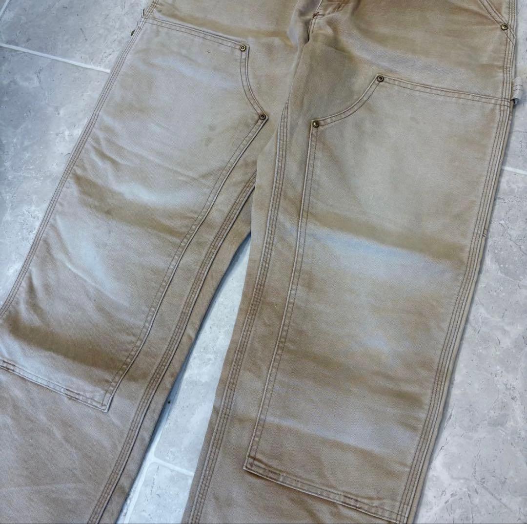 【希少】　カーハート　ダブルニー　ベージュ