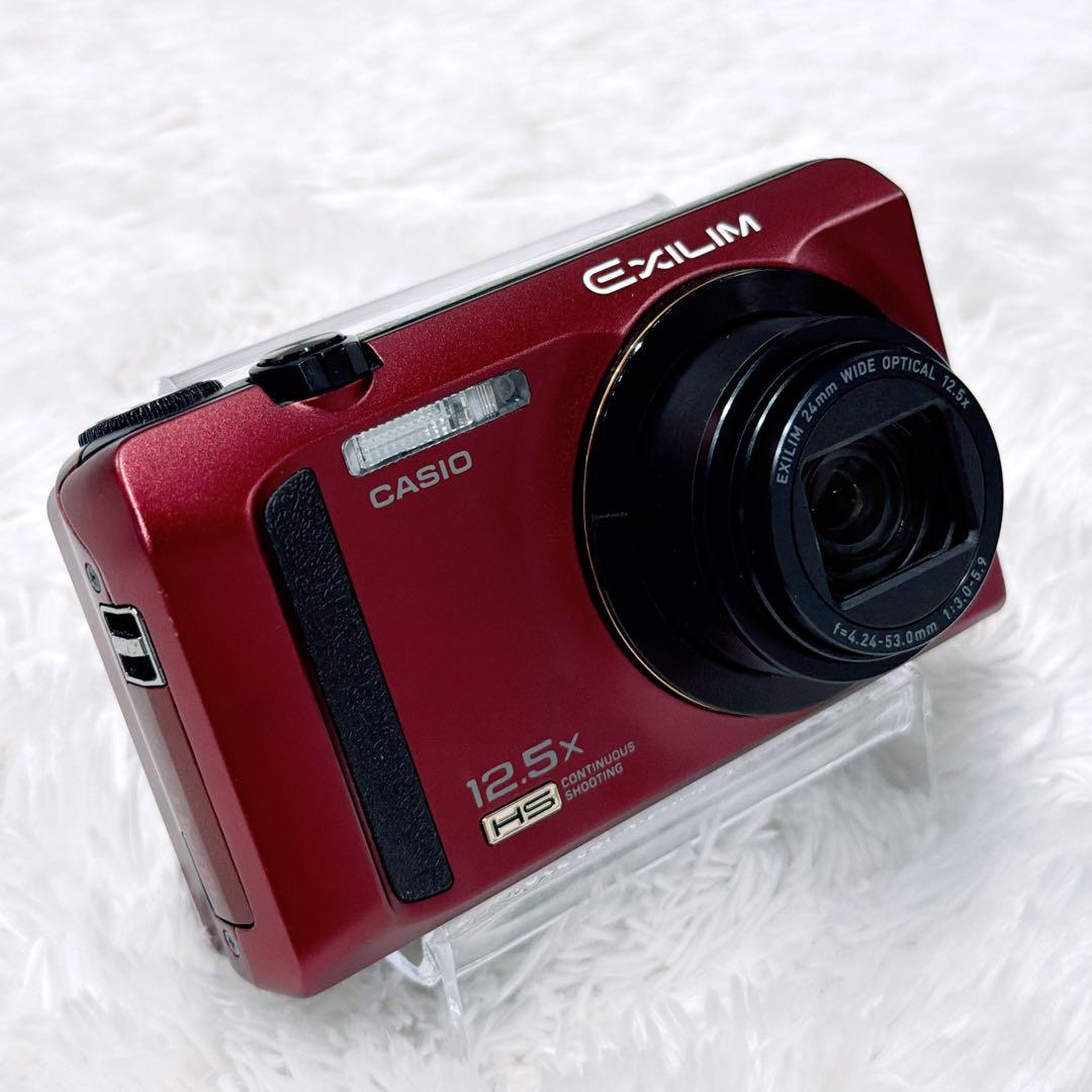 【美品】 CASIO EXILIM EX-ZR310 レッド デジタルカメラ
