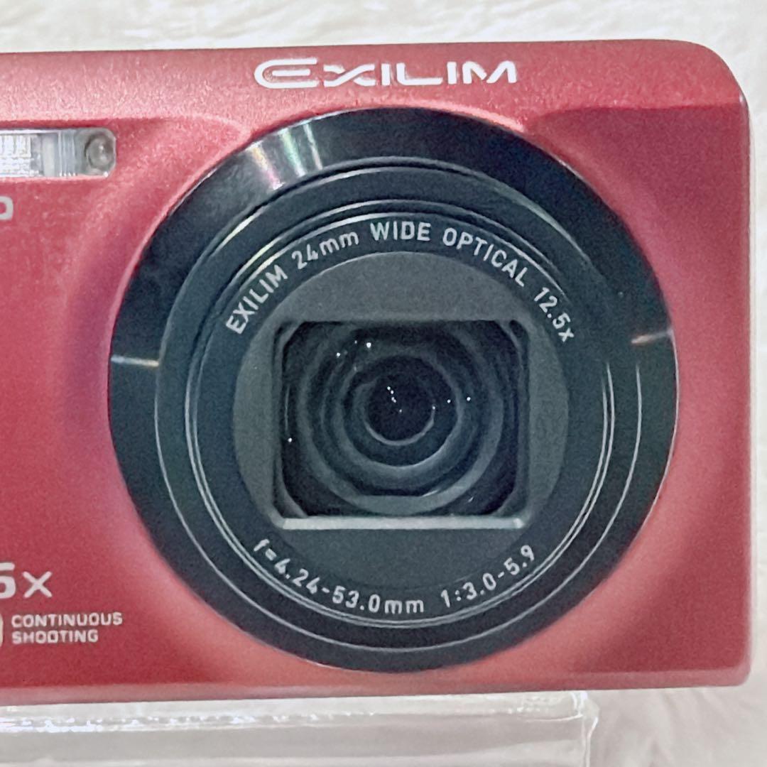【美品】 CASIO EXILIM EX-ZR310 レッド デジタルカメラ