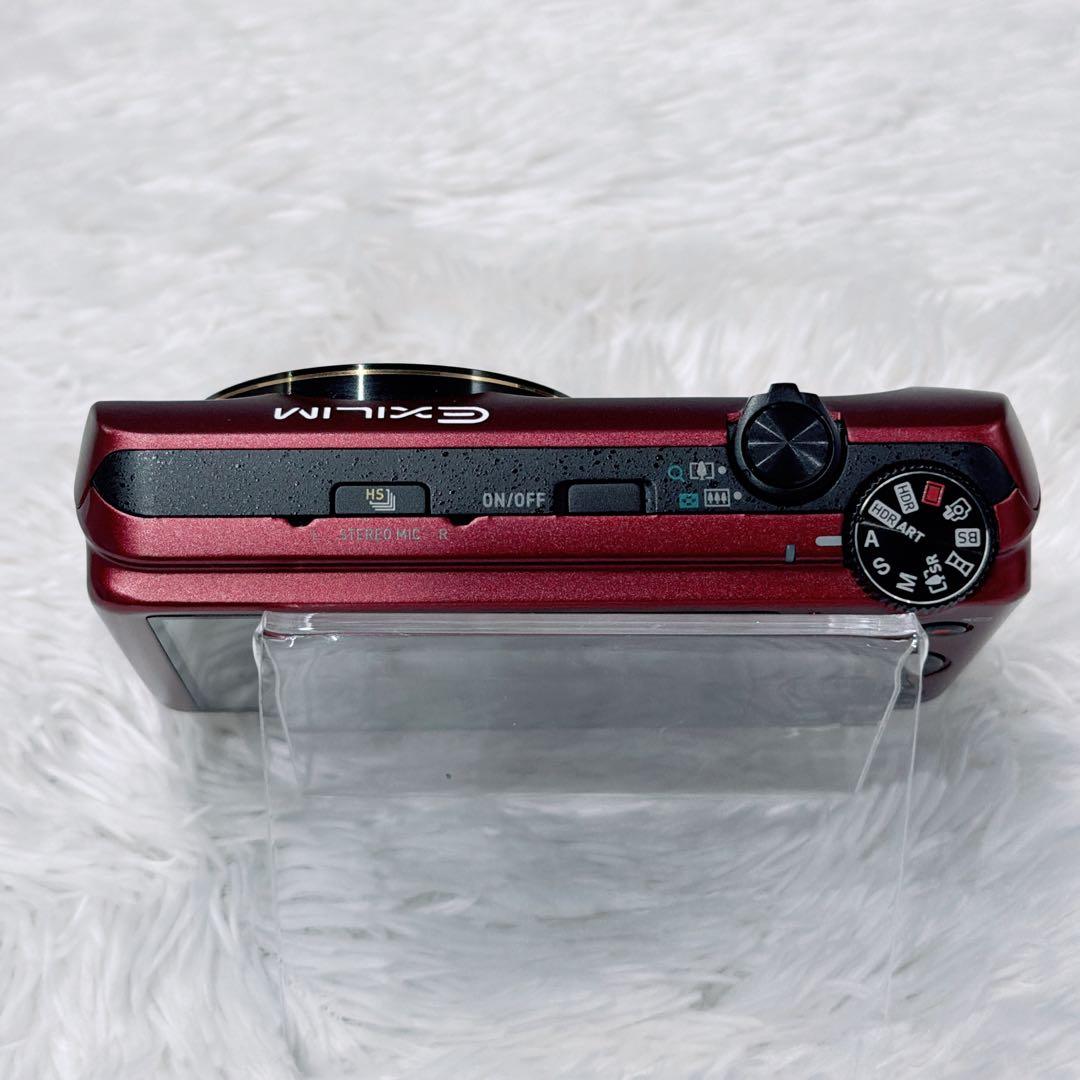 【美品】 CASIO EXILIM EX-ZR310 レッド デジタルカメラ