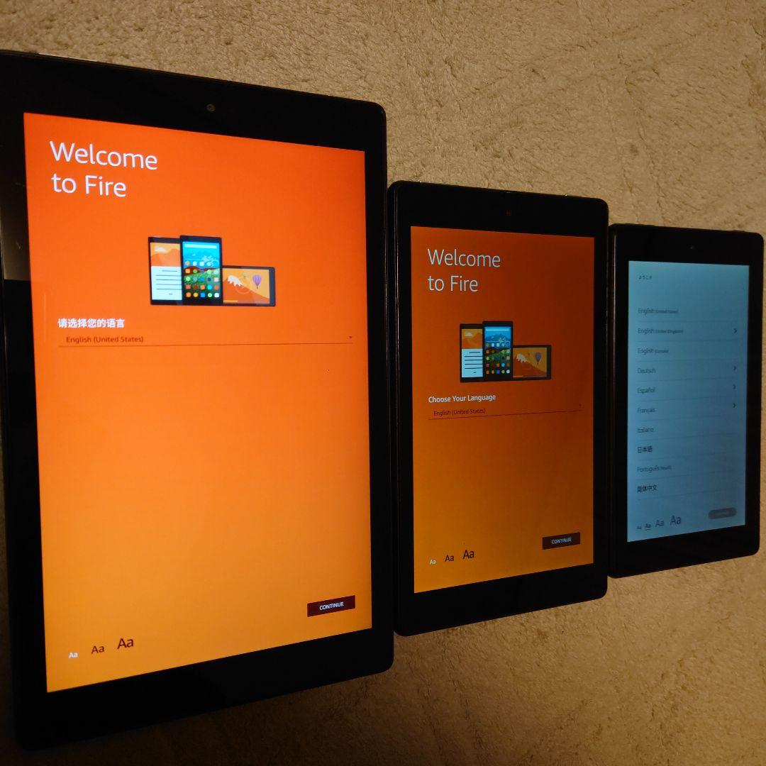 Amazon Fireタブレット 本体セット売り HD10 HD8 Fire7