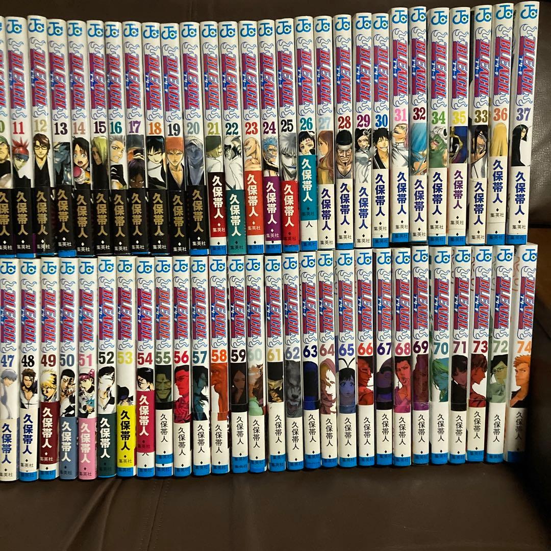 【良品】BLEACH（ブリーチ） 全74巻セット　帯あり