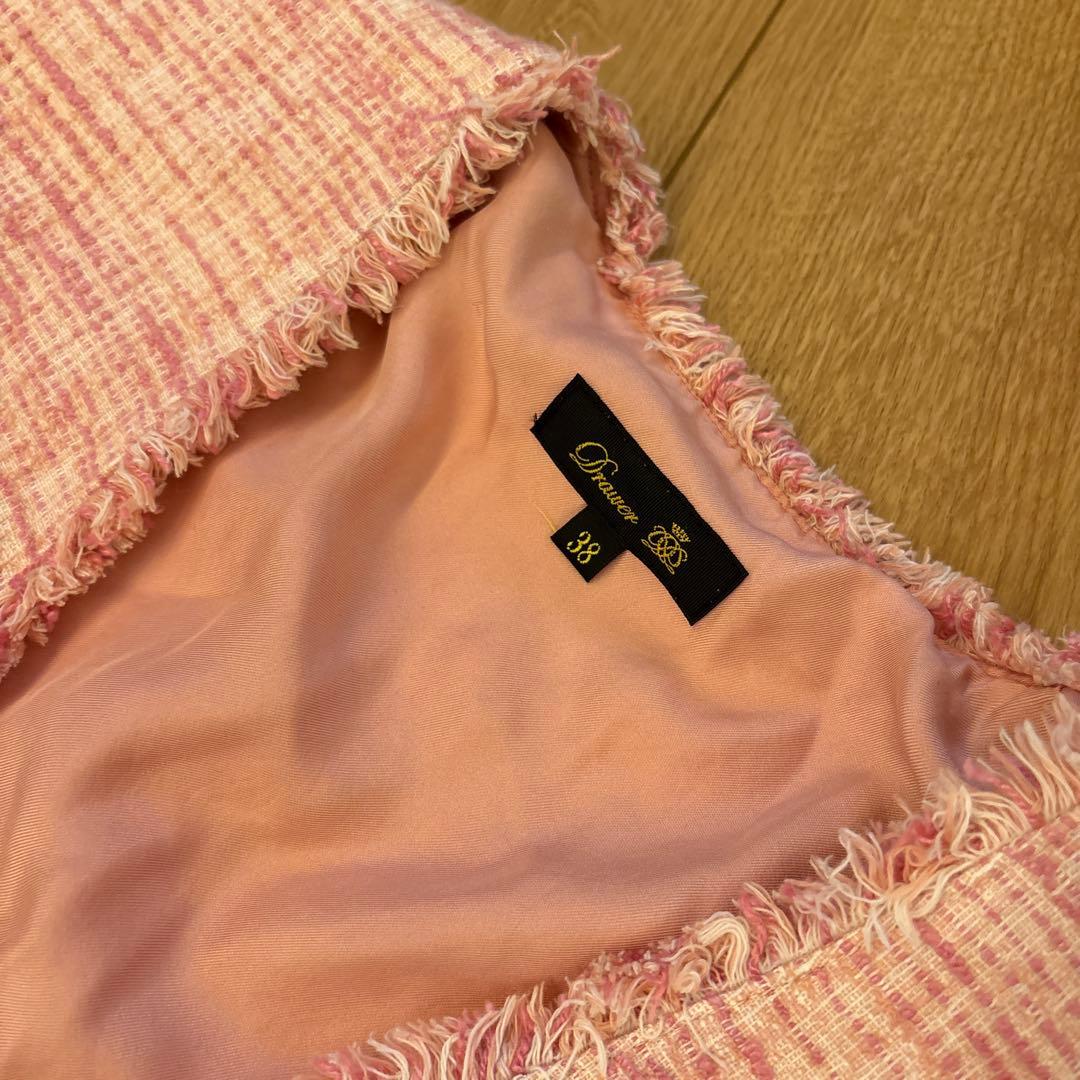 最終値下げ　美品　ドゥロワー drawer ベスト　ツイード