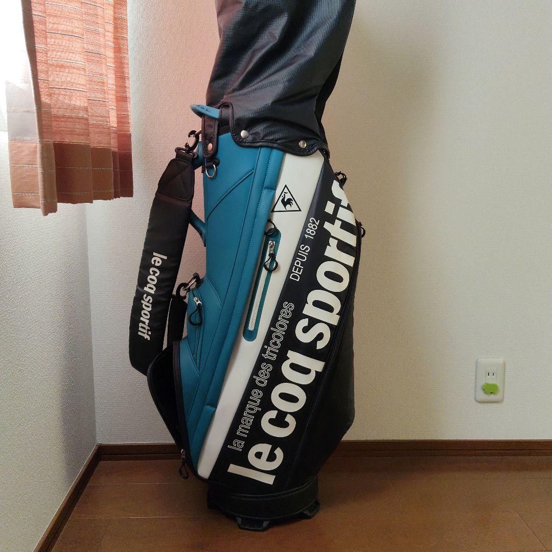 le coq sportif キャディバッグ 1982 青黒