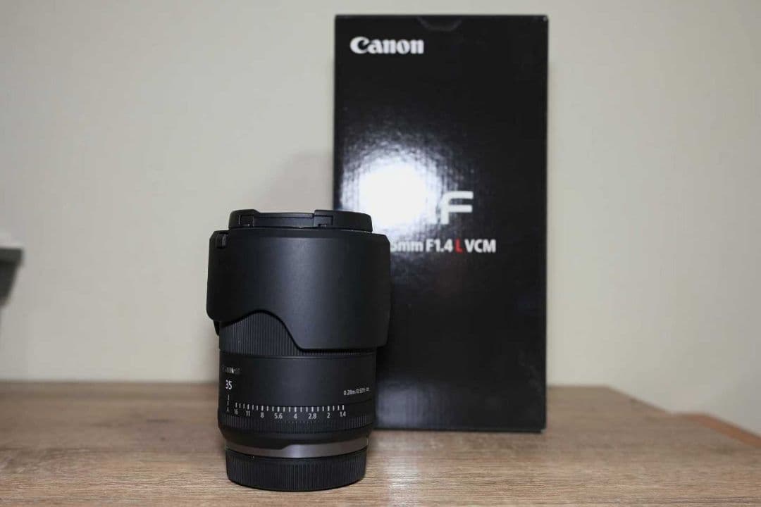 Canon rf 35mm F1.4 VCM 単焦点レンズ