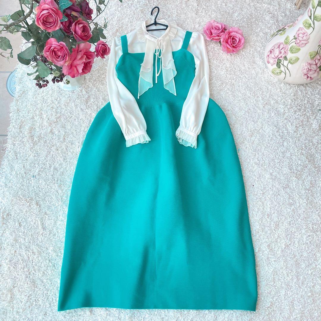 【注意書き一読必須 様✨】ルルウィルビー　ニットコクーンキャミワンピース