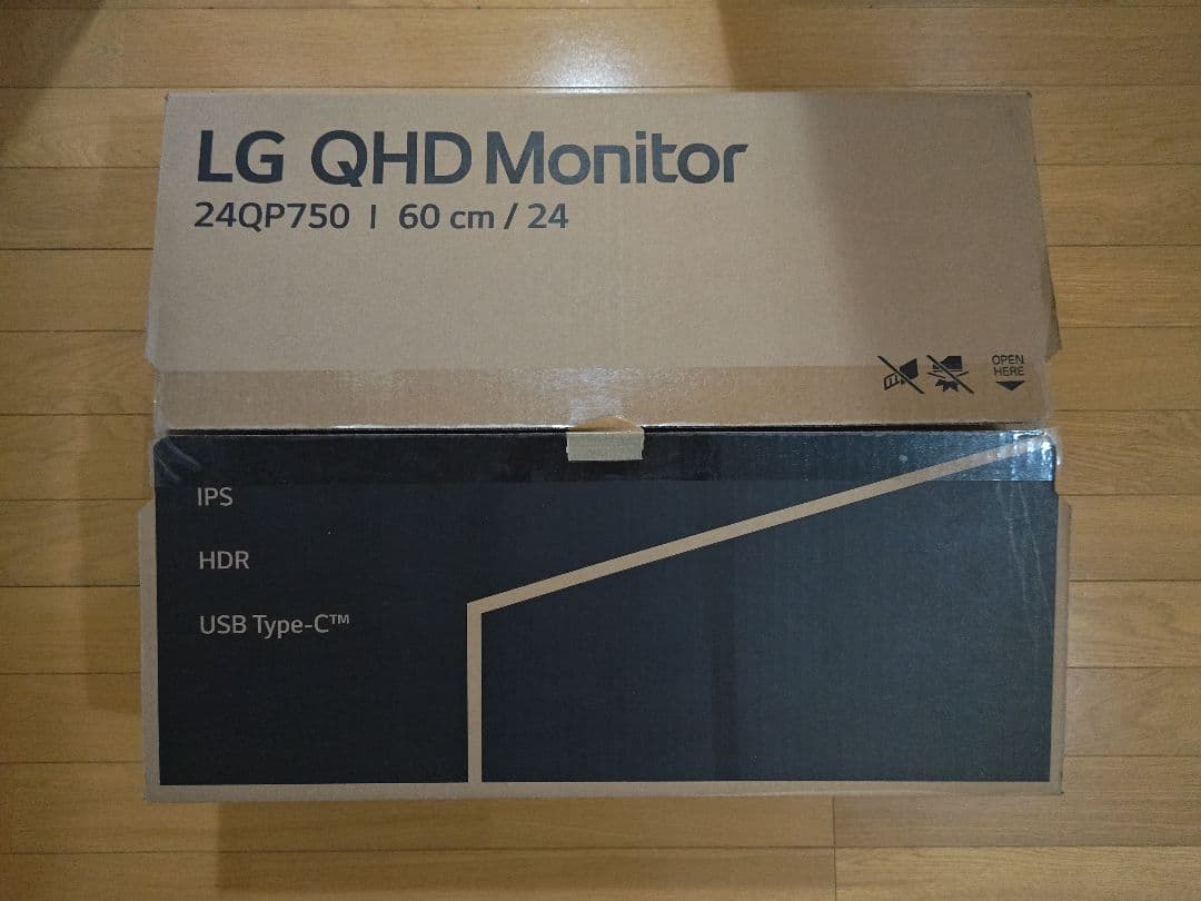 LG WQHD 24QP750-B 24インチ