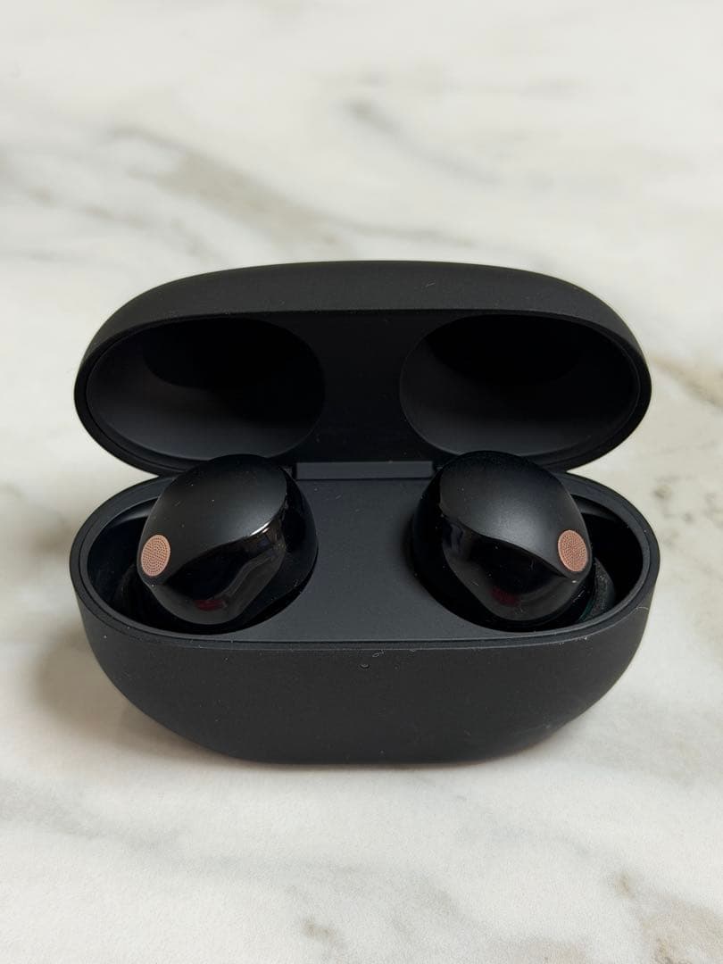 SONY イヤホン WF-1000XM5 ブラック＋シリコンケース