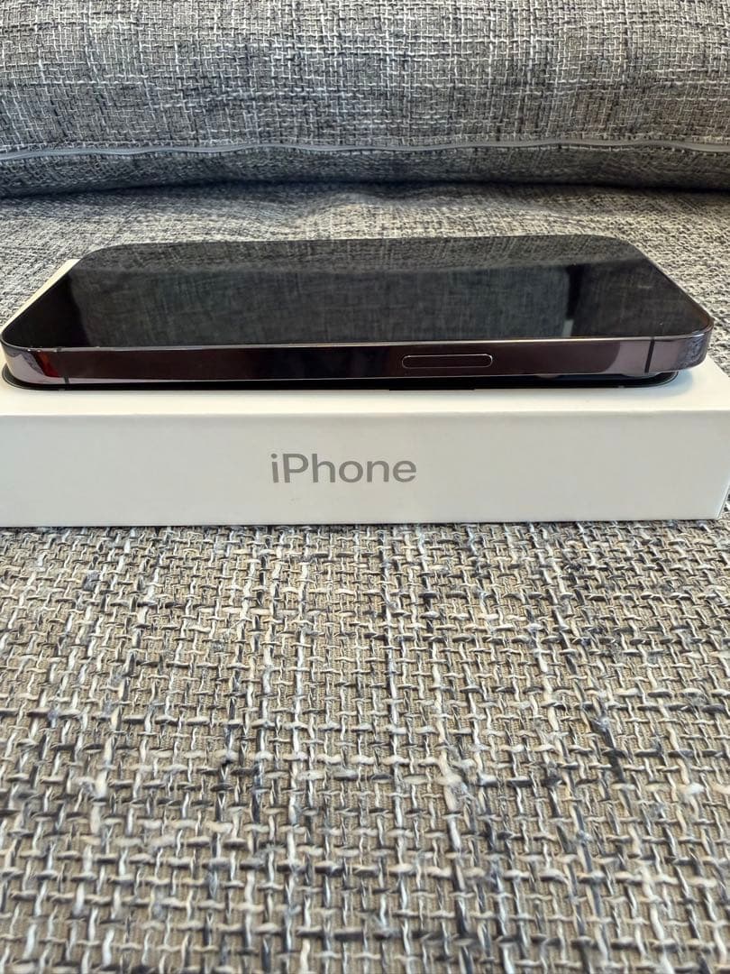 【美品】Apple iPhone 14 Pro ディープパープル SIMフリー