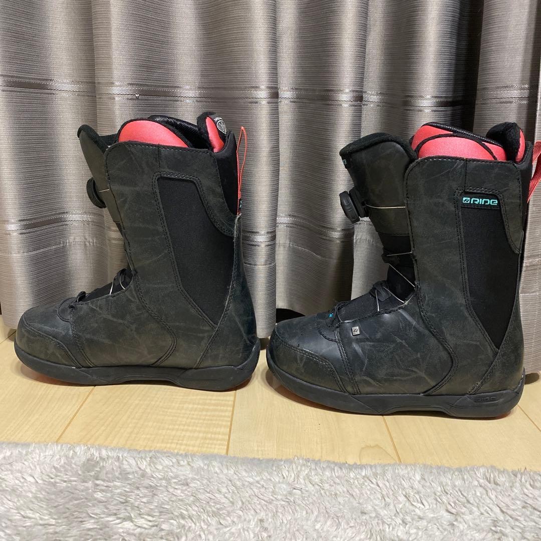 【美品】　RIDE レディーススノボブーツ　HARPER BOA　23.5cm
