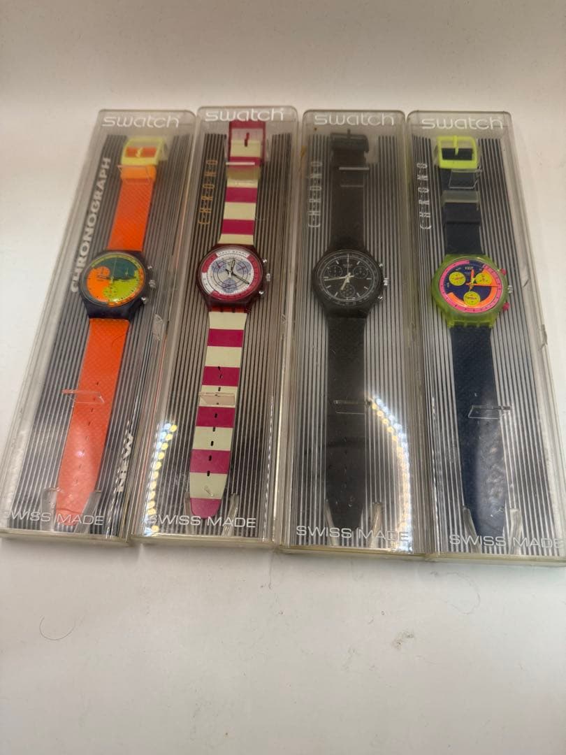 スウォッチ　クロノグラフ　４本セット