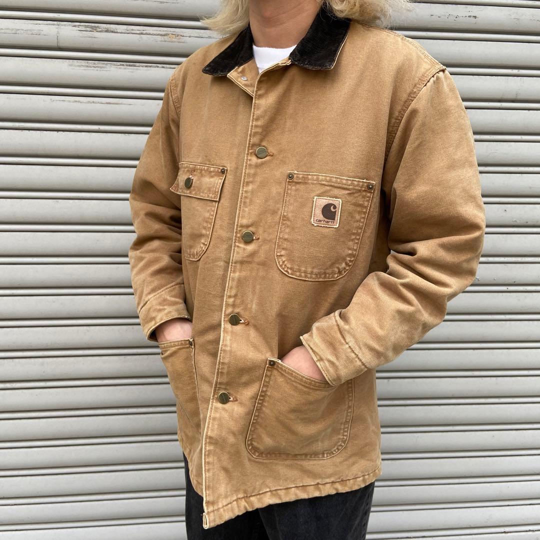 henachoco 00s☆カーハート☆ミシガンチョアコート☆カバーオール