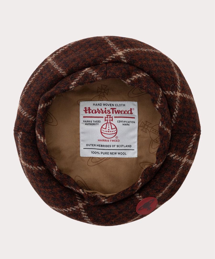 2025ヴィヴィアンウエストウッド x ハリスツイード ベレー帽