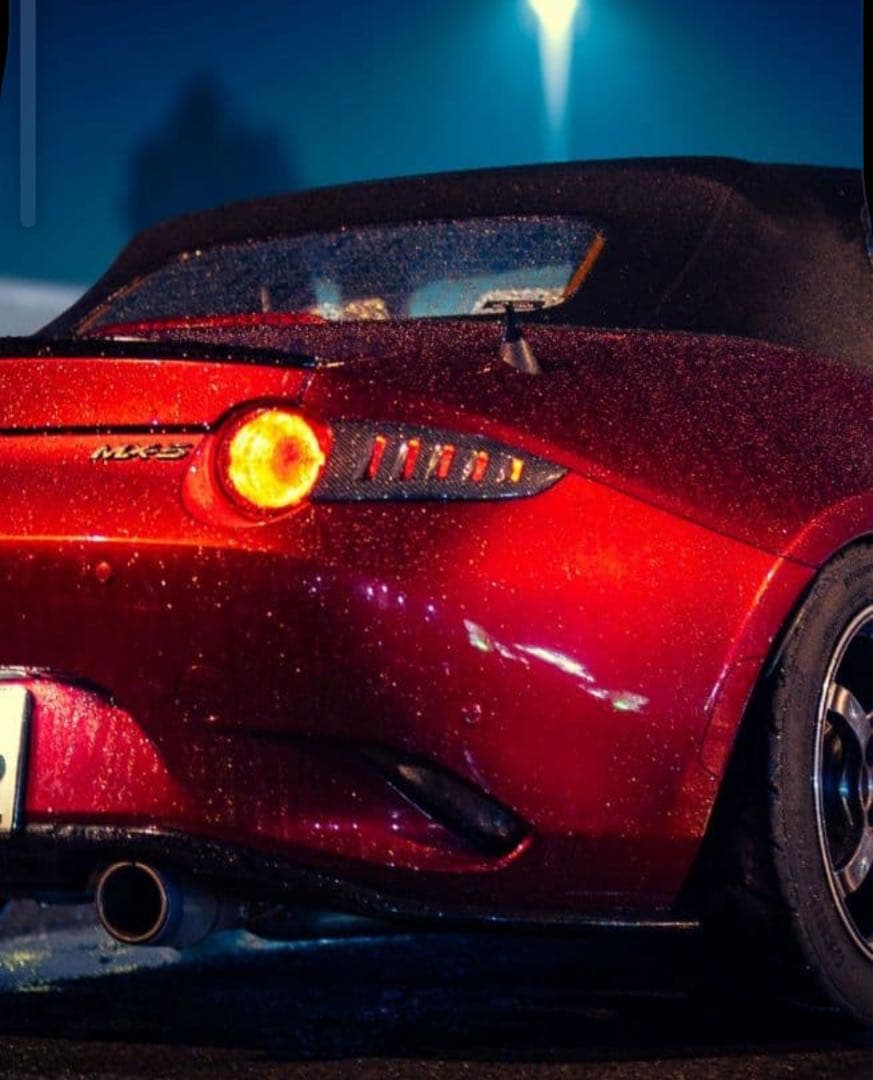 carbonmiata カーボンテールライトカバー ndロードスター用