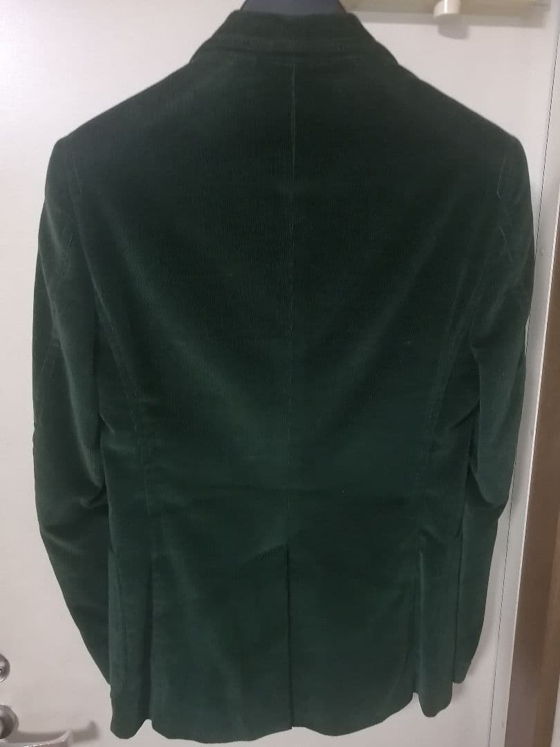 GUCCI ダークグリーン コーデュロイ テーラードジャケット