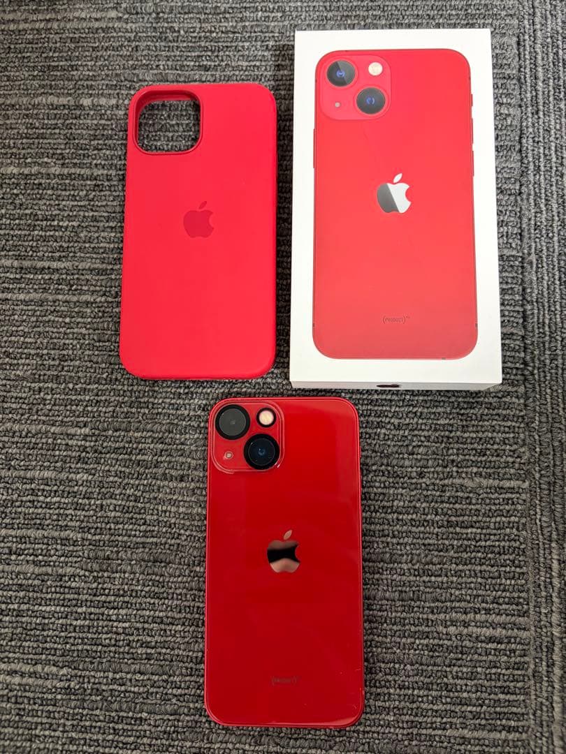 美品 Apple iPhone 13mini PRODUCT RED レッド