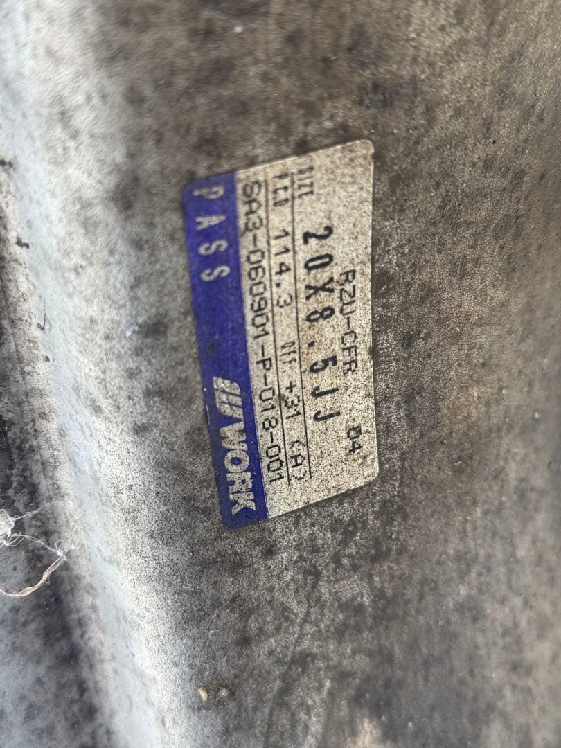 レザックスホイール20インチ❗️