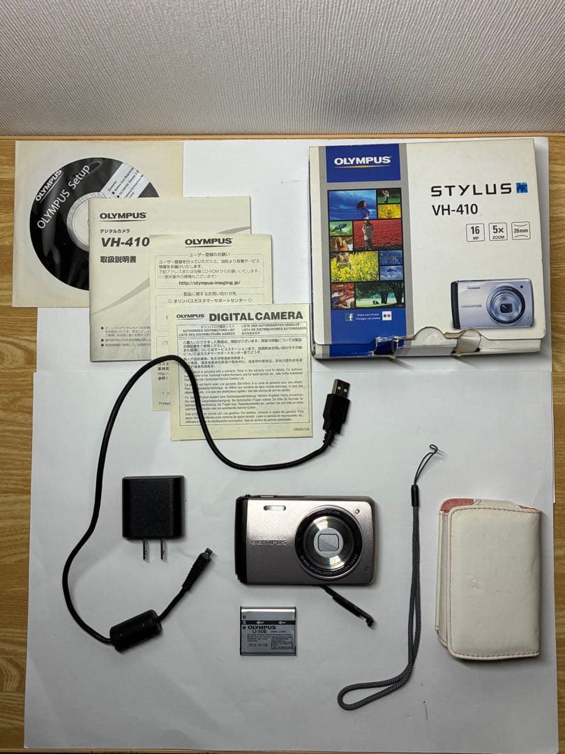 OLYMPUS STYLUS VH-410 コンパクトデジタルカメラ　動作確認済