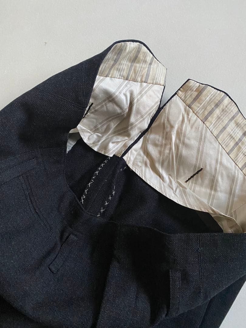 パンツ 50s- vintage buckle back wool slacks