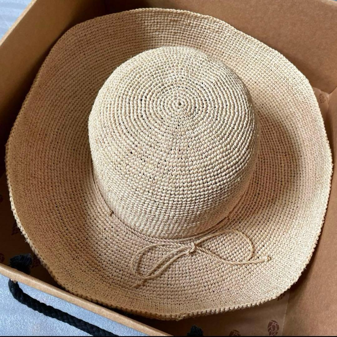ビリギリ　【新品】ヘレンカミンスキー　ラフィアハット　麦わら帽子プロバンス