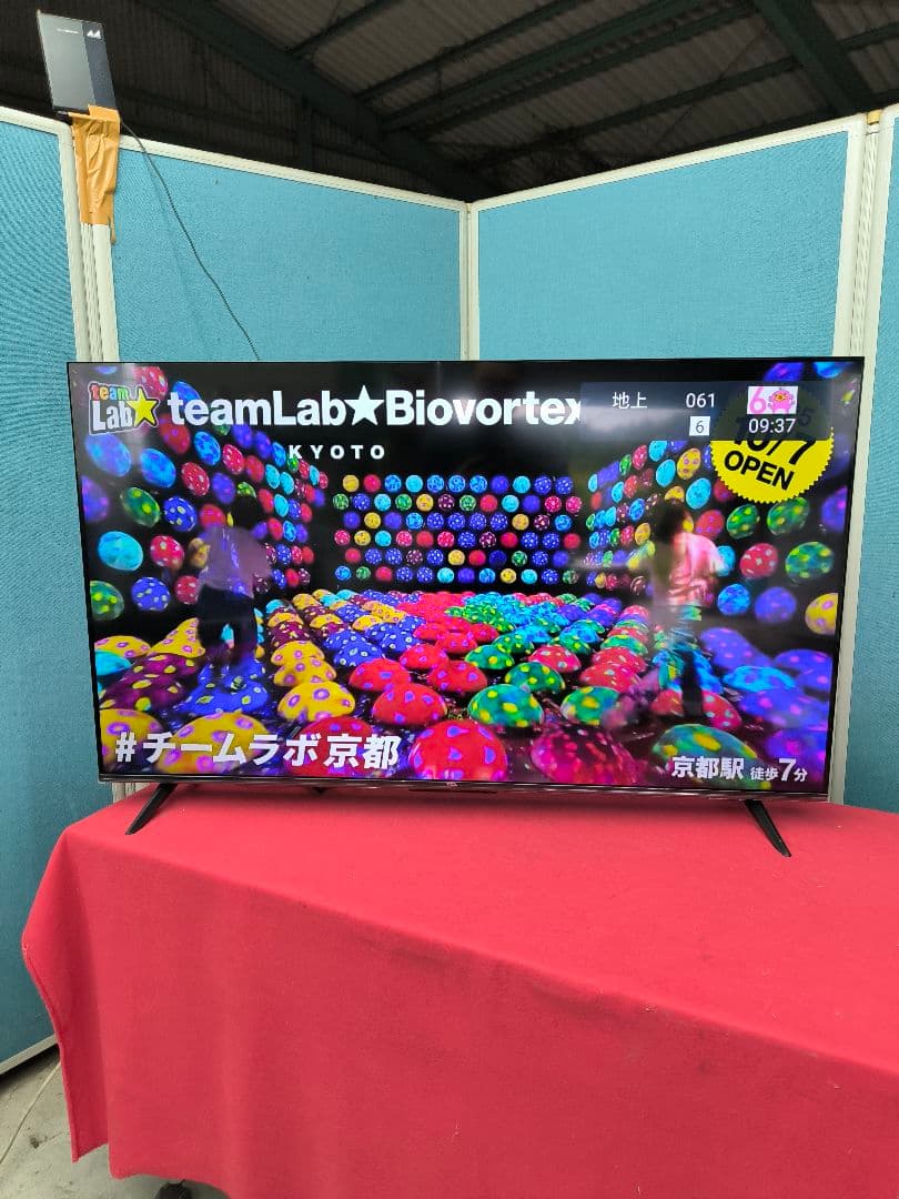 2022年製　TCL 50V型 4K液晶スマートテレビ 50P635 ネット動画