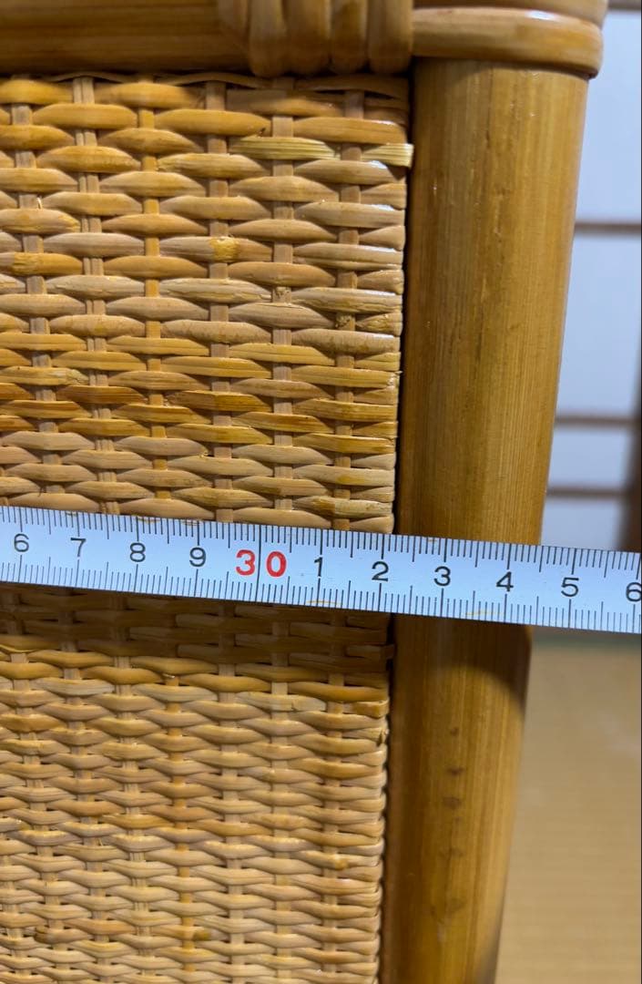 ラタン製 4段チェスト タンス 収納 家具