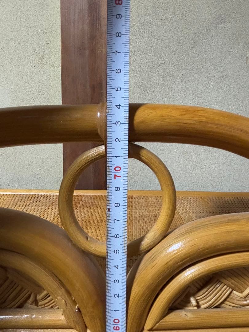 ラタン製 4段チェスト タンス 収納 家具