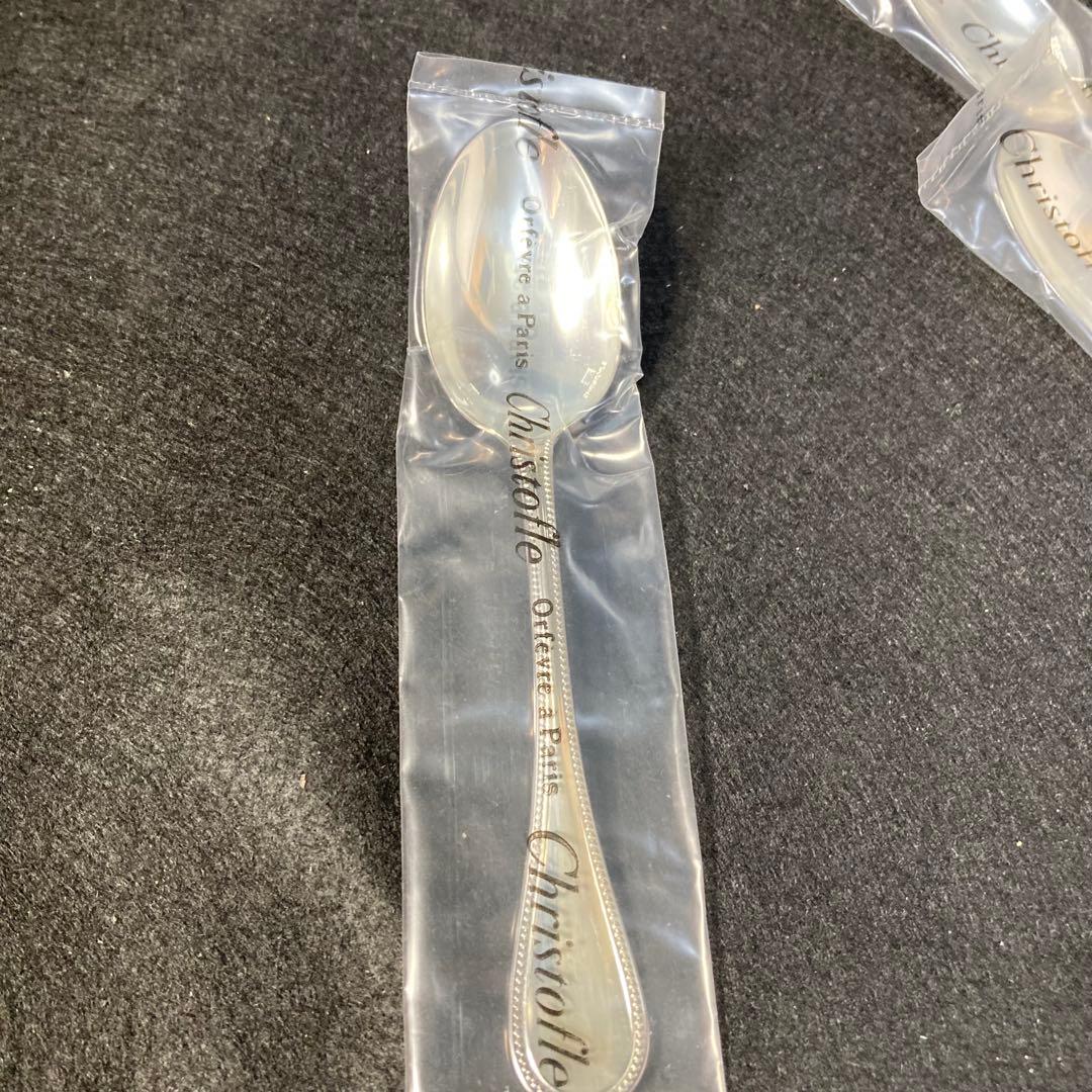 新品　未使用品　未開封　クリストフル パール スプーン6本セット