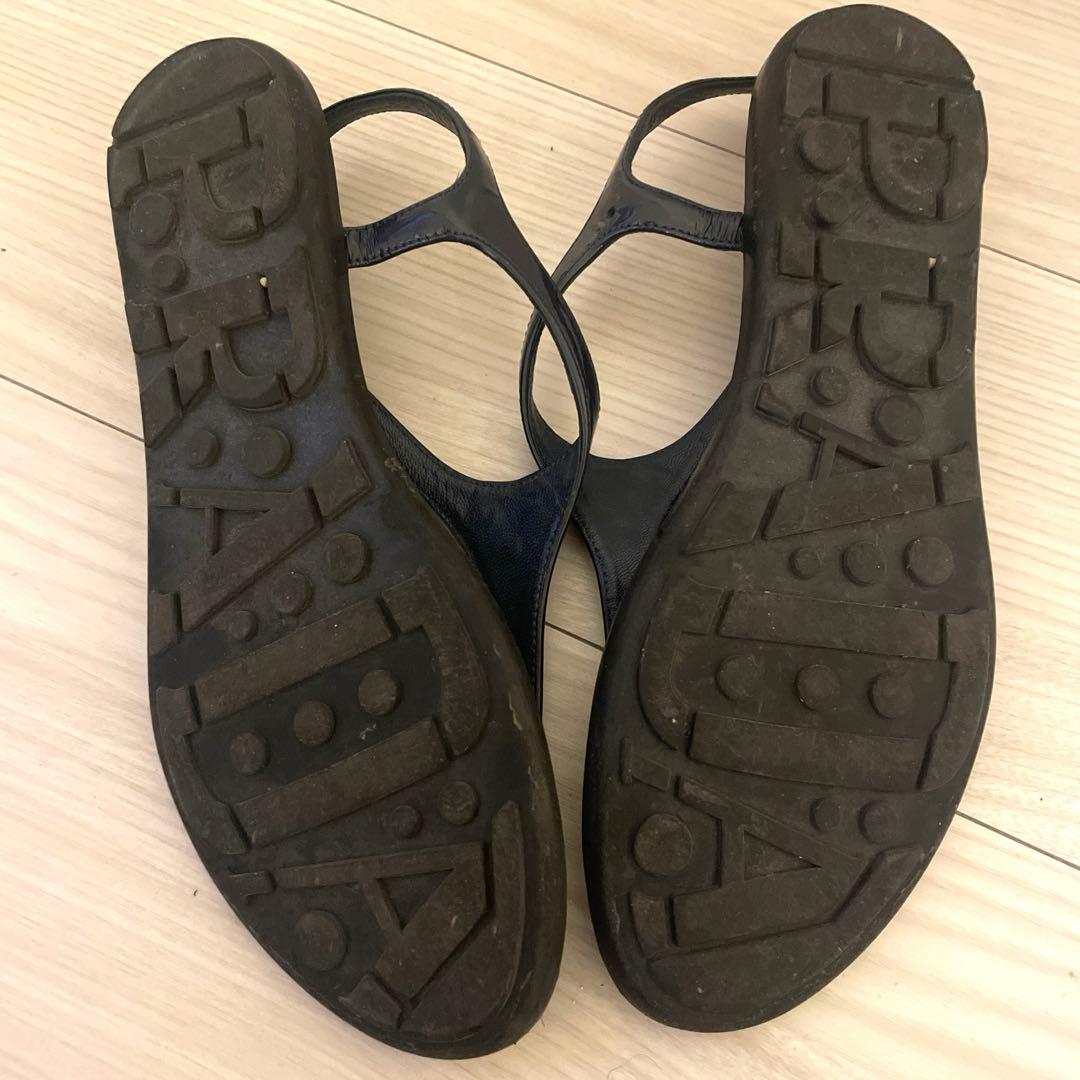 プラダ♡サンダル　37ハーフ　23.5センチ