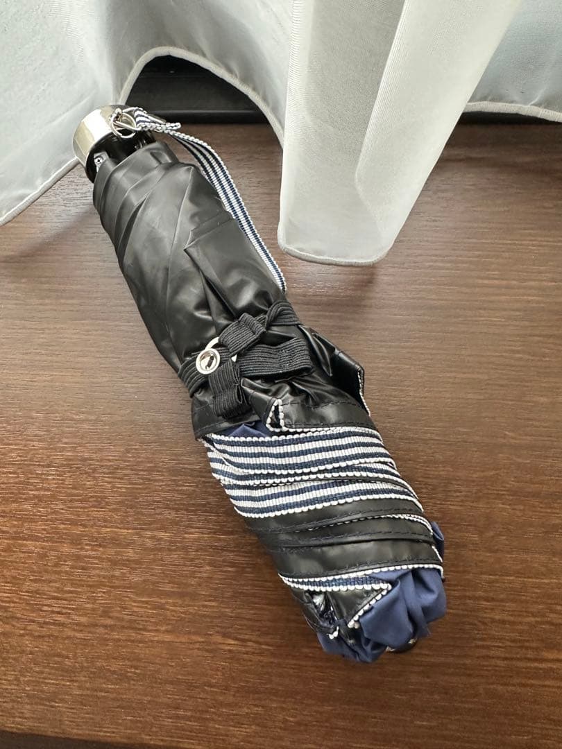 【美品】Polo Bear めちゃ軽⭐︎折りたたみ傘 ネイビー