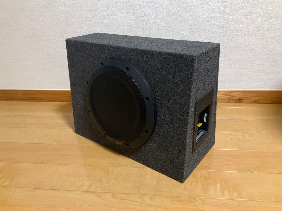 送料無料カロッツェリア TS-WX1010A 25cmサブウーファー アンプ内蔵