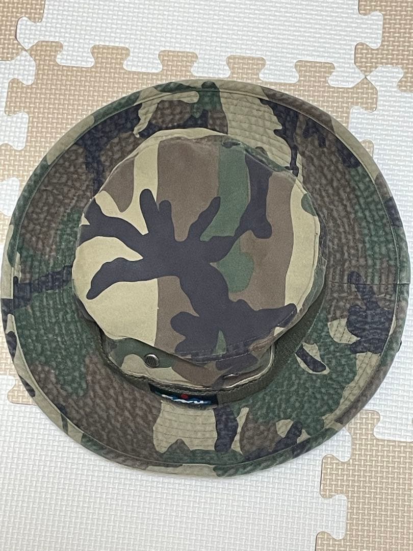 希少　STUSSY×KAVUコラボバケットハット　カモ柄