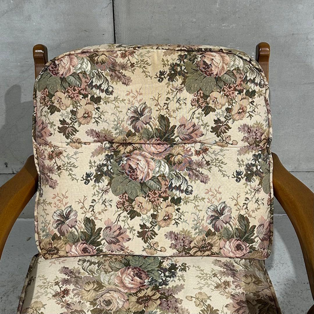 ✦80s✦ コスガ家具 KOSUGA 1Pソファ アームチェア｜昭和 ゴブラン織
