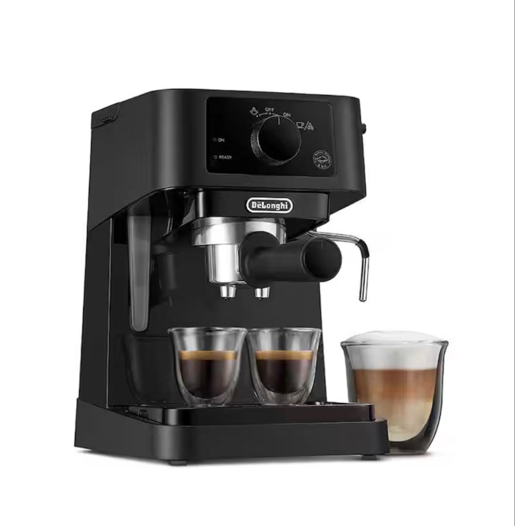 デロンギ スティローザ エスプレッソ・カプチーノメーカー（EC235J-BK）