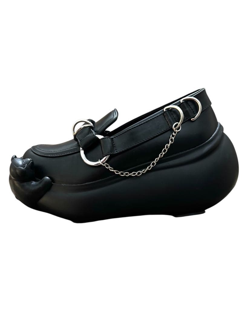 JENNY FAX grounds Bad Bear Moon ローファー 38