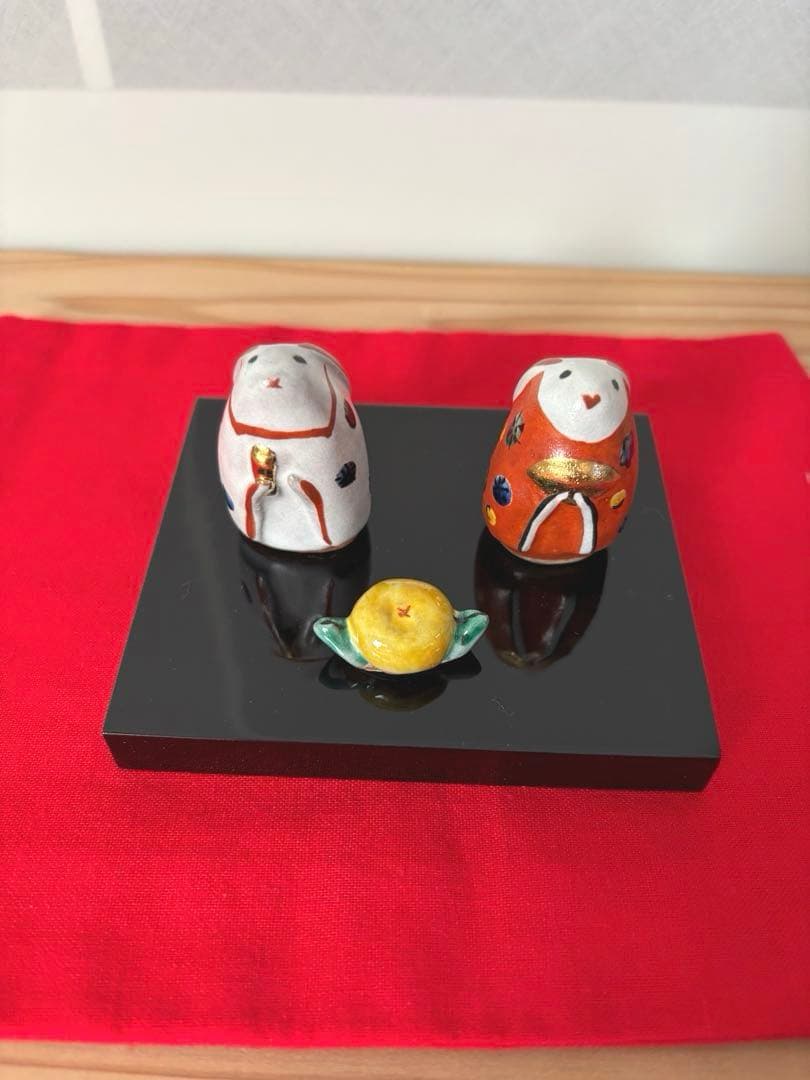 お雛様　うさぎ雛　お内裏さまと三人官女