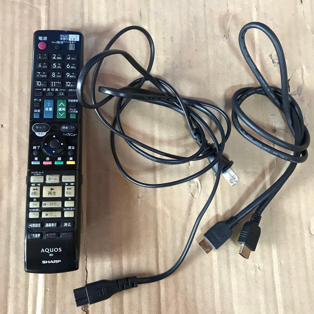 SHARP ブルーレイディスクレコーダー BD-W580 2015年製