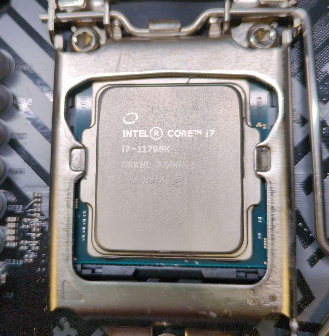 CPU Intel 11700K+ASRock Z590M Pro4+DDR4 64GB