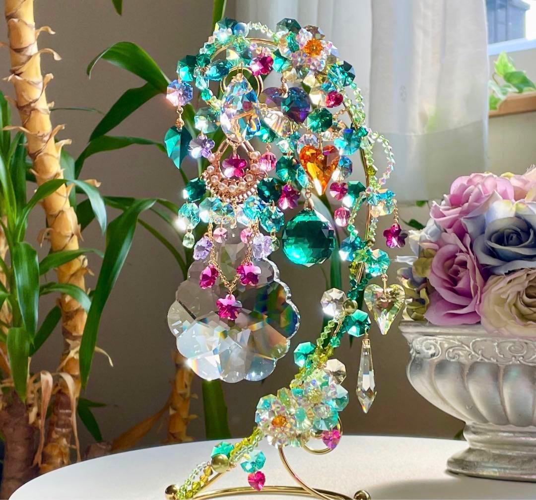 サンキャッチャー スワロフスキー アラベスク89mmクリスタル