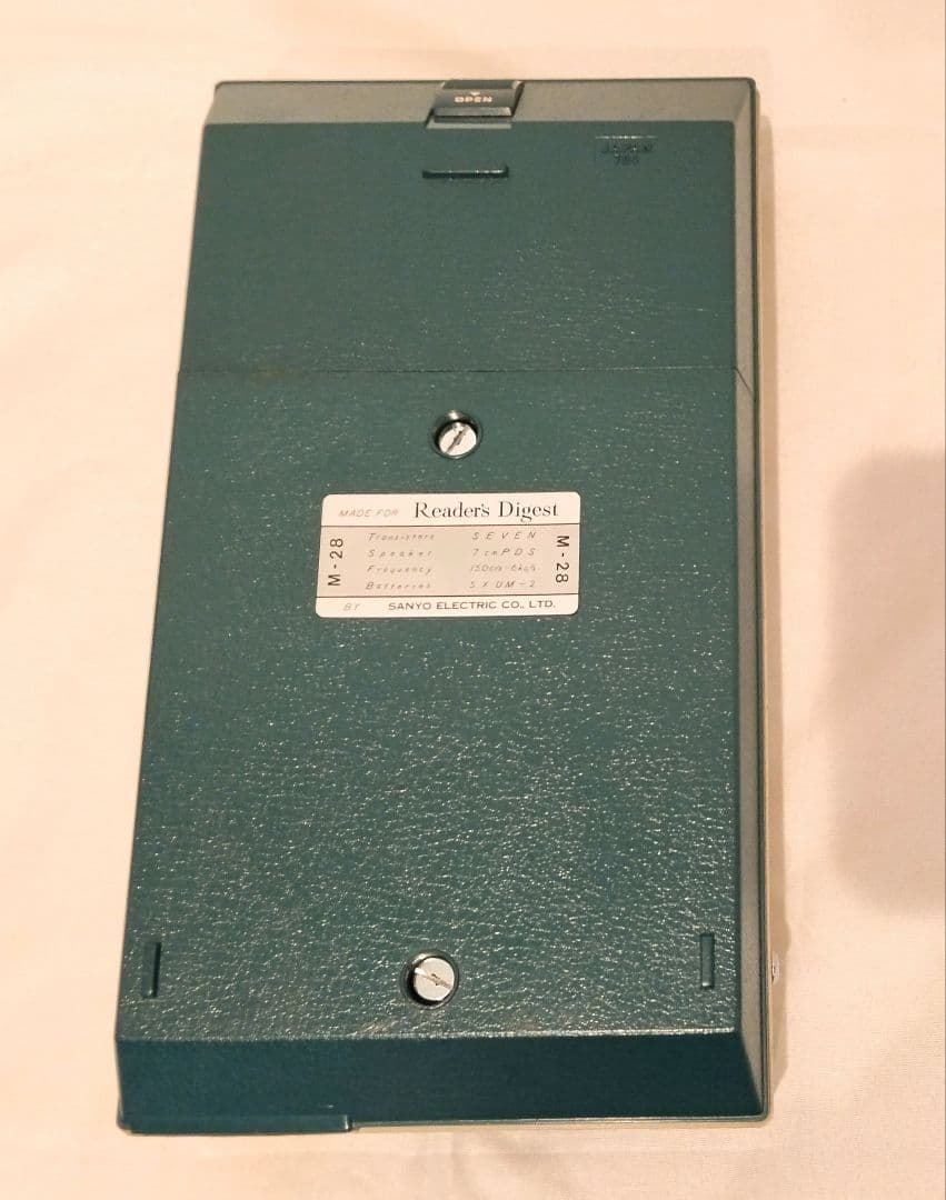 （動作確認済）SANYO リーダーズ ダイジェスト カセットプレーヤー