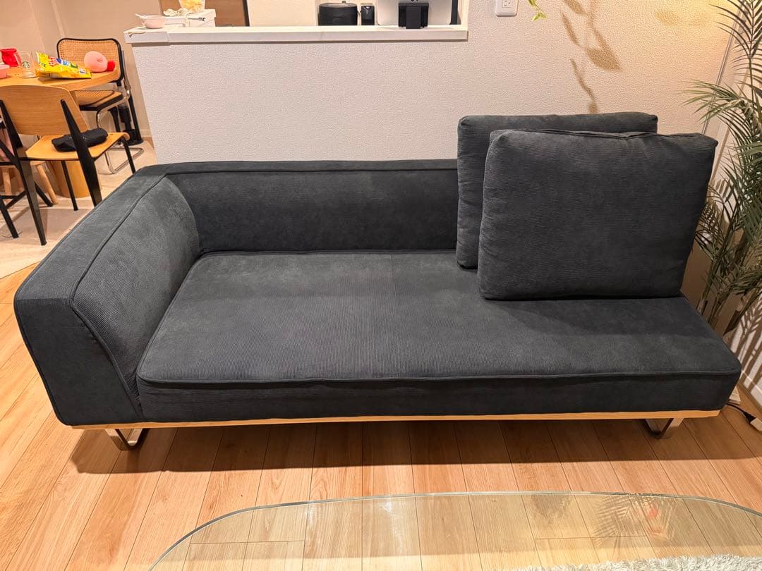 【送料込】コーデュロイ カウチソファ ( 2人掛け、3人掛け )