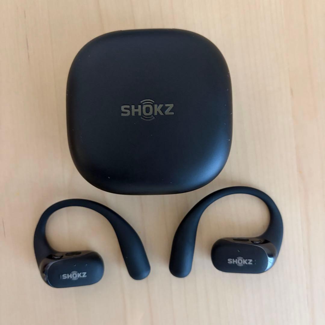 Shokz OpenFit 2 ブラック ワイヤレスイヤホン