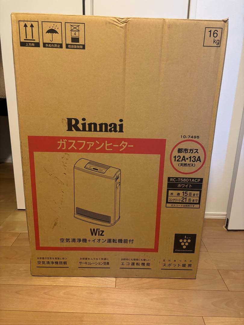Rinnai ガスファンヒーター RC-T5801A-ACP