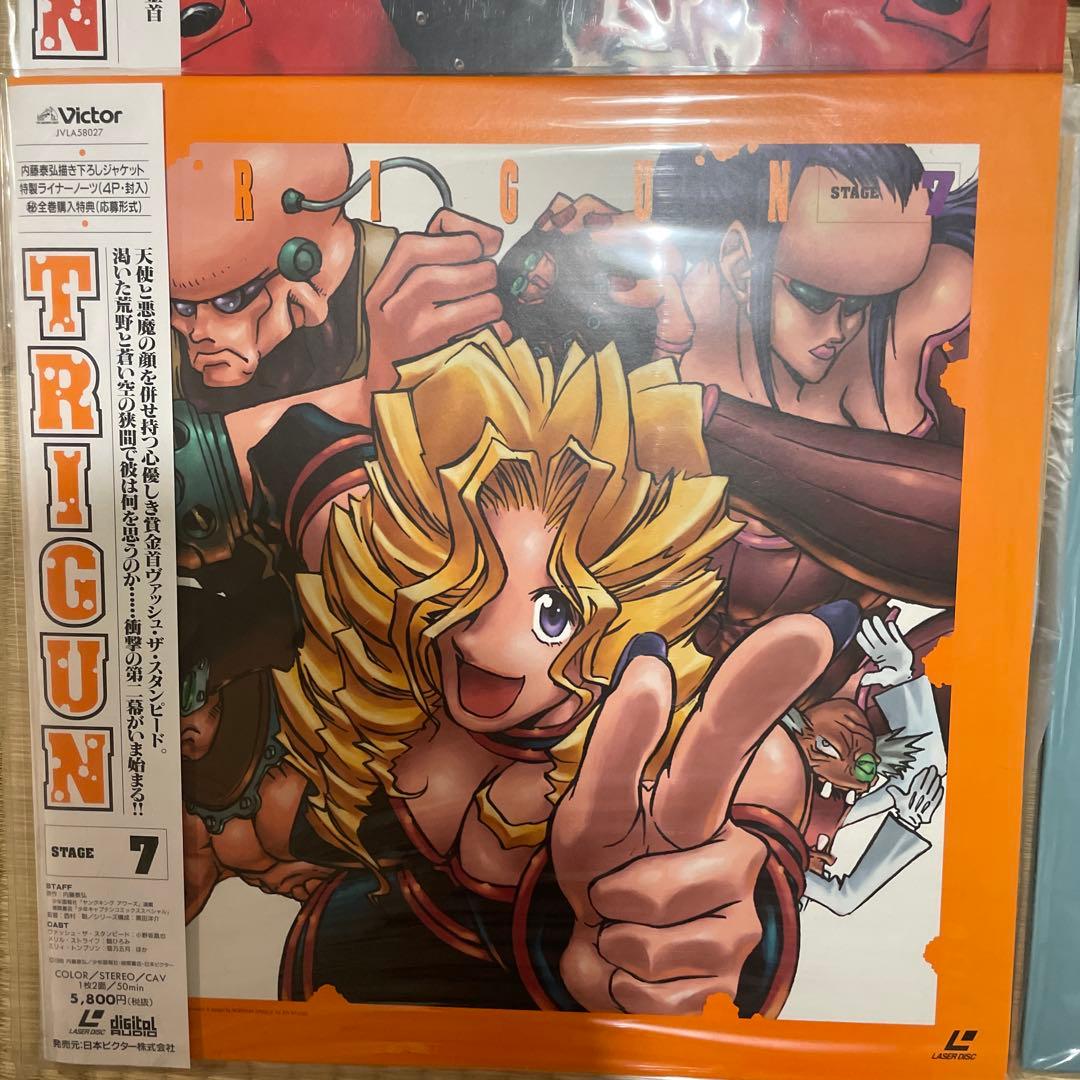 初期トライガン　レーザーディスク4枚特典ケースセット　Trigun LD