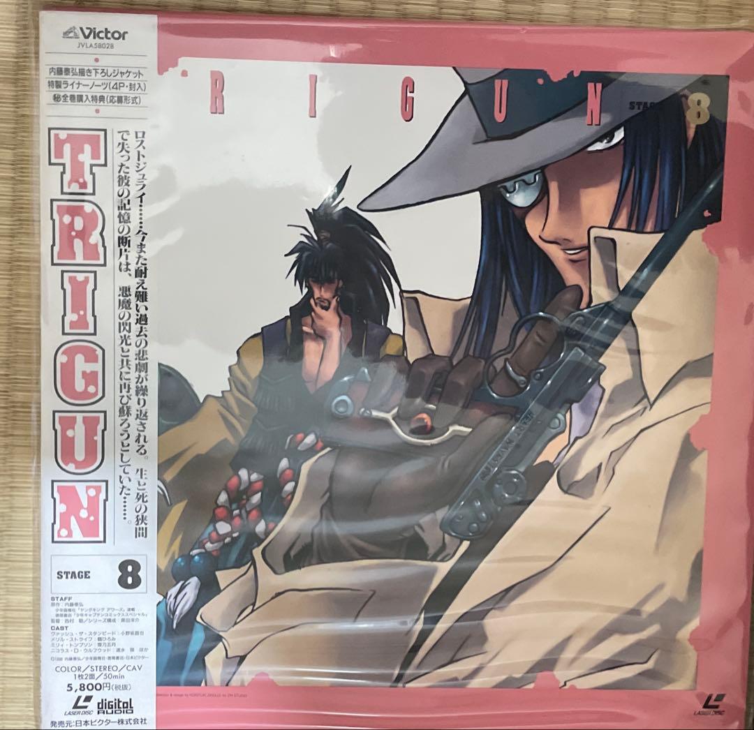 初期トライガン　レーザーディスク4枚特典ケースセット　Trigun LD