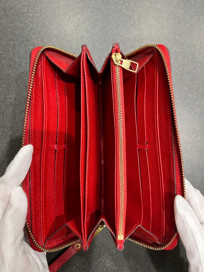 【専用】ルイヴィトン モノグラム アンプラント 長財布 ジッピーウォレット 赤