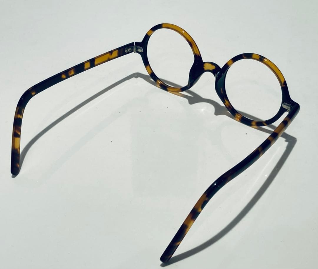 本べっ甲　ラウンド型眼鏡